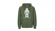 MESSEPREIS: Bait'n'Balls Hoodie Spruch Reaper oliv