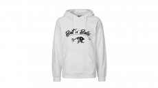 Bait'n'Balls Hoodie Logo weiß