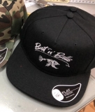 Bait'n'Balls Rappercap Fischlogo schwarz