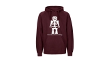 MESSEPREIS: Bait'n'Balls Hoodie Spruch Reaper weinrot