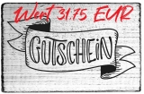 GUTSCHEIN 25 EUR (Wert 31,75)