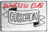 GUTSCHEIN 50 EUR (Wert 62,50)